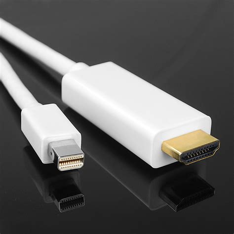 Mini DisplayPort to HDMI Display Port Cable Adapter for Mac Pro MacBook ...