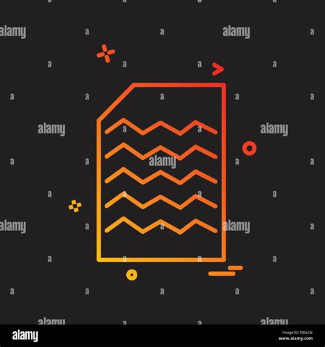 File icon design vector Stock Vector Image & Art - Alamy