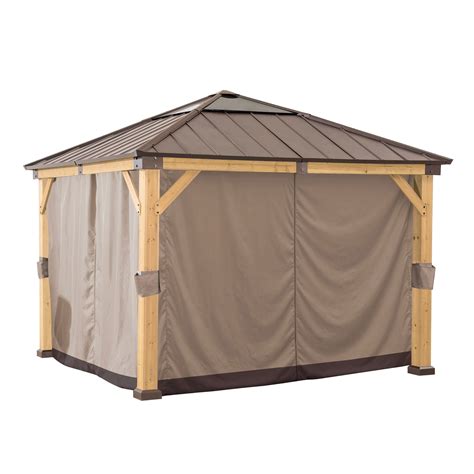 Sunjoy Gazebo curtains Gazebo Parts & Accessories at Lowes.com