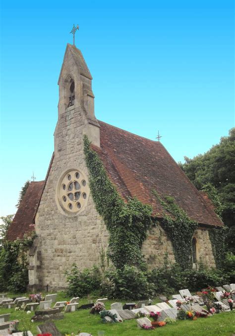 Anglican Chapel and views of Hillingdon Cemetery Hillingdon Hill, Hillingdon, Middlesex ...