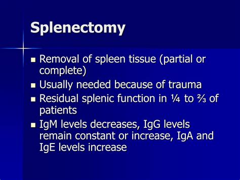 PPT - Hyposplenism PowerPoint Presentation, free download - ID:1227809