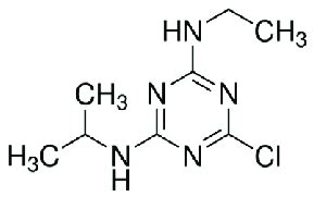 Molecule structure of Atrazine. | Download Scientific Diagram