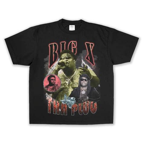 BIG X THA plug texas rap t shirt heavy weight merch bigxthaplug - Walmart.com