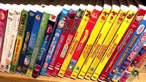 Kids DVD Movie Collection 11-1 - Barney Dora The Explorer & MANY More - Lohn New And Used - YouTube