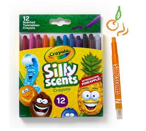 12 Silly Scents Mini Twistables Crayons, Sweet | Crayola