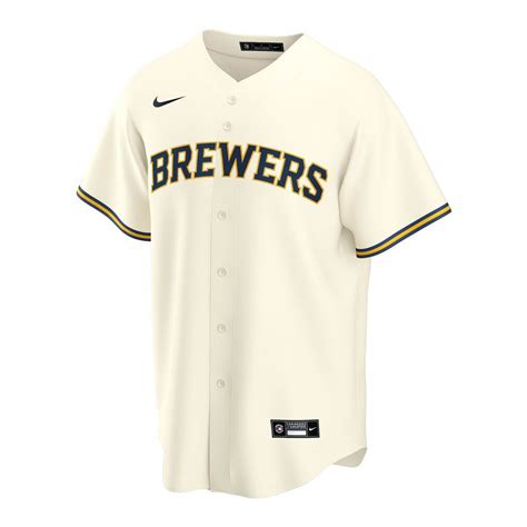 Milwaukee Brewers Home Jersey - Baseball Town