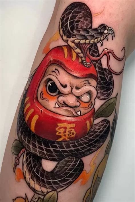 What Does a Daruma Doll Tattoo Mean: A Meaningful Symbol for Guidance ...