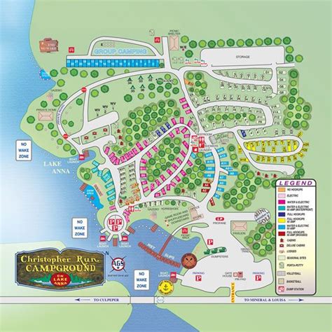 Christopher Run Campground | Campground Maps & Directions | Lake Anna ...