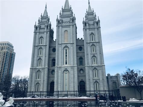 Mormon temple in Salt Lake City Utah