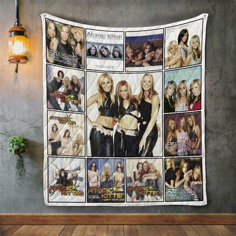 Atomic Kitten Album Covers Quilt Blanket - Dreamrooma