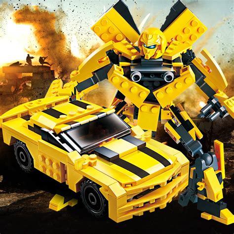 221PCS Compatible with Lego Transformers Bumblebee Building Blocks ...