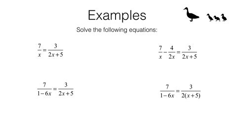 A17b – Solving linear equations in one unknown algebraically where the unknown is on both sides ...