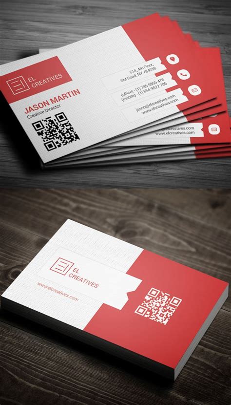 Red Creative Business Card.. #business #businesstips #businesscards # ...