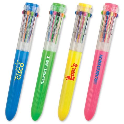 Personalized 10 Color Pen - Pens - Pencils & Pens