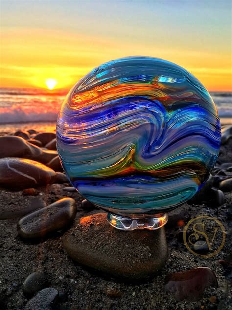 Stunning Blown Glass Float Wall Art Lincoln City Oregon