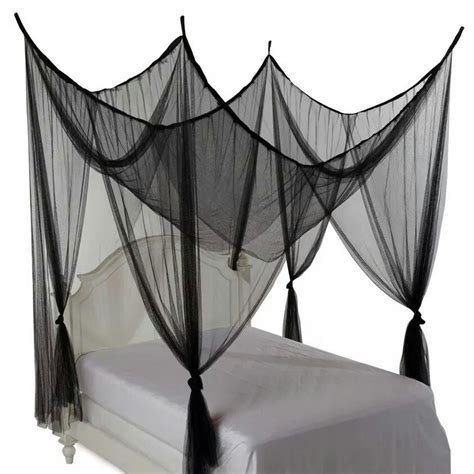 Gothic canopy | Beautiful bedroom set, Goth home decor, Bed canopy