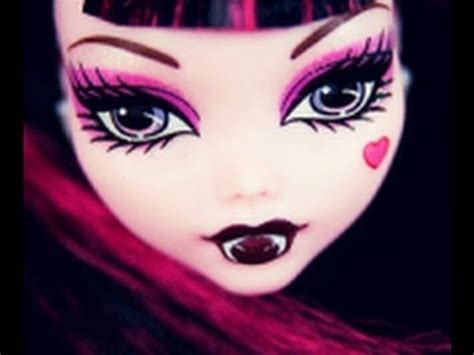 Monster High Draculaura Halloween Make Up | danalajeunesse Video ...