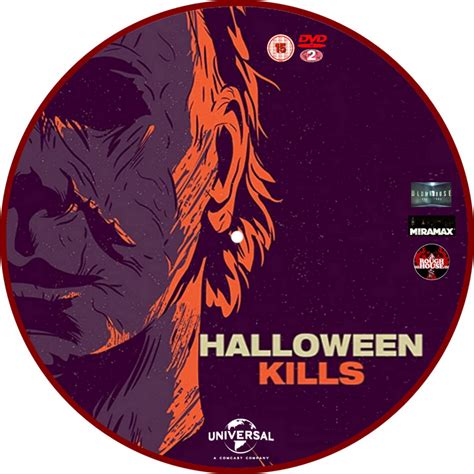 Halloween Kills (2020) R2 Custom DVD Label - DVDcover.Com