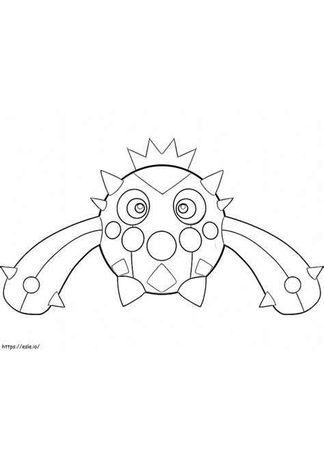 Free Cacnea Pokemon coloring page