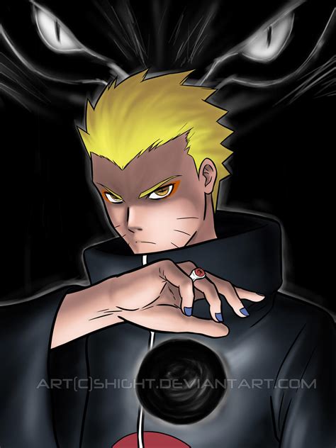 FANART COLORED - Black Naruto by Shight on DeviantArt