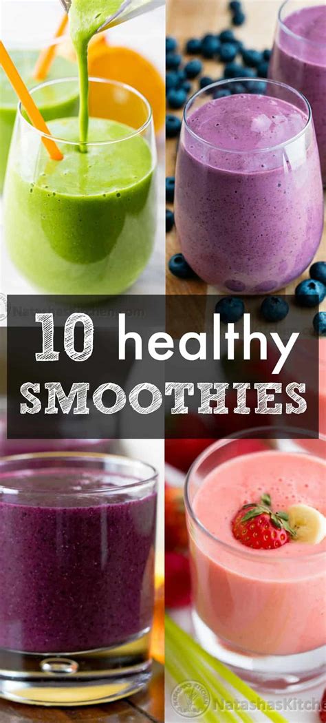 10 Healthy Smoothie Recipes + Blendtec GIVEAWAY!!