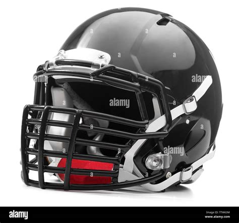 Rugby helmet on white background Stock Photo - Alamy