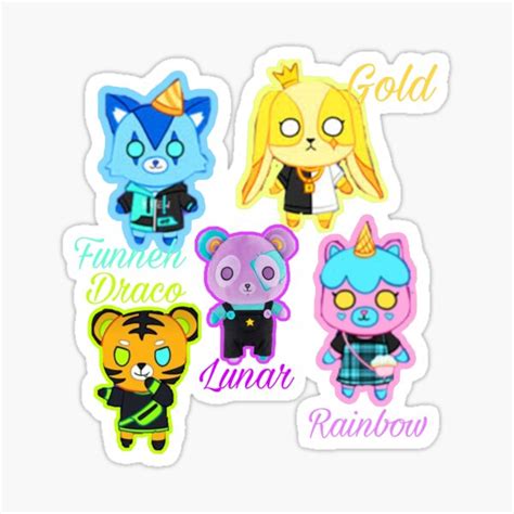 "Funneh plushies krew" Sticker for Sale by abdouziko | Redbubble