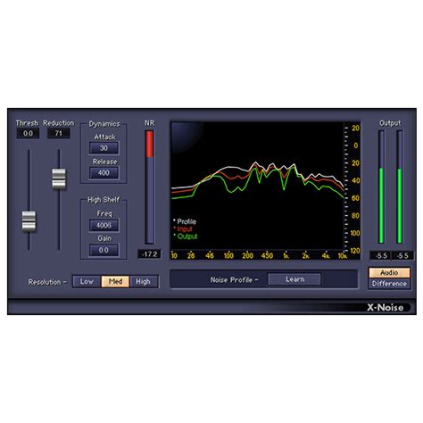 Noise Removal Plugin - X-Noise - Waves Audio