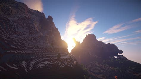 Minecraft shaders background ·① Download free full HD wallpapers for desktop, mobile, laptop in ...