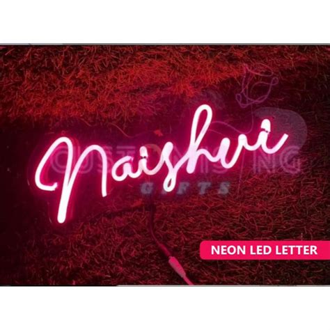 Pink Neon LED Letter, 12V, Shape: Rectangle at Rs 1800/sq ft in ...