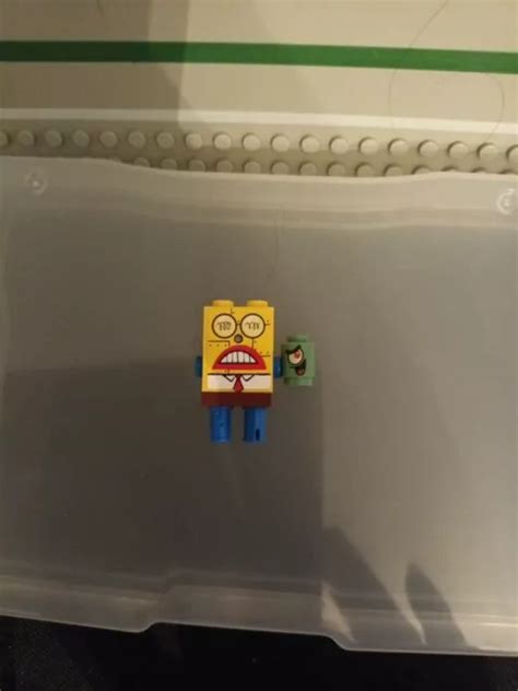 LEGO SPONGEBOB MINIFIGURES Robot SpongeBob And Plankton, Both Rare And ...