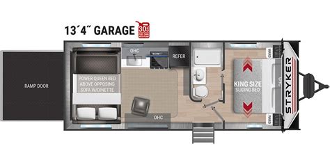 2023 Cruiser RV Stryker ST-2313 Toy Hauler Specs