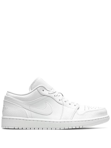 Jordan Air Jordan 1 Low "Triple White" Sneakers | White | FARFETCH