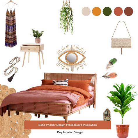 Bohemian Interior Mood Board