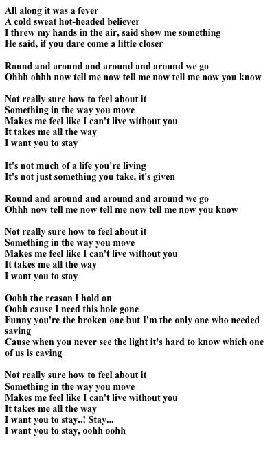 Stay Lyrics