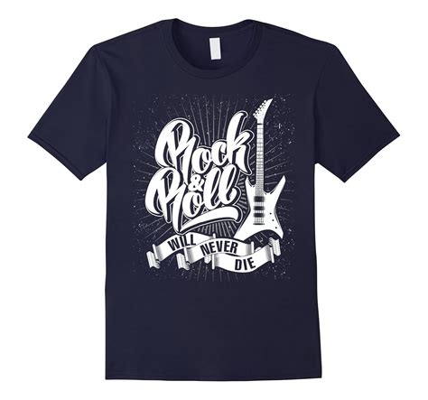 Rock n Roll will never die Classic Vintage Design T Shirt-T-Shirt – Managatee