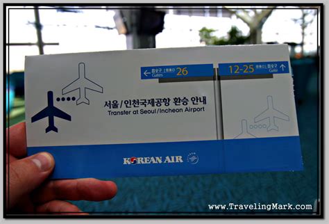 Korean Air Boarding Passes Came in a Shiny Package – Traveling Mark