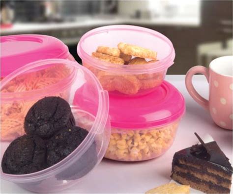 Round Plastic Food Containers