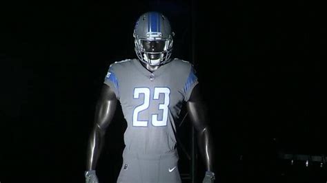 Detroit Lions unveil new, revamped jersey - YouTube