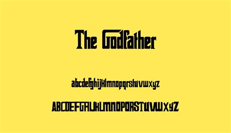 The Godfather free font