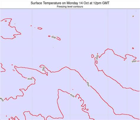 St Helena Surface Temperature on Saturday 12 Jun at 12am GMT