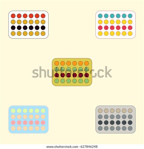 Twister Game Mat Collection Stock Vector (Royalty Free) 627846248 ...