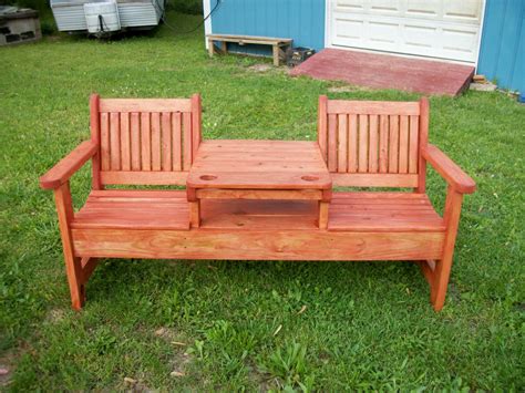 Diy Wood Patio Bench : Hometalk | DIY Corner Bench With Built-In Table ...