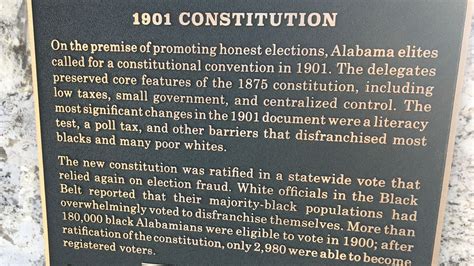 Effort begins to remove racist language, recompile Alabama Constitution - ACCR