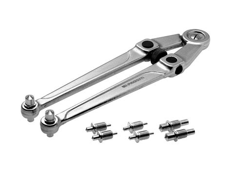 FACOM FA-117.B Adjustable Pin Spanner Wrench, 9-3/4 in. L - Newegg.com