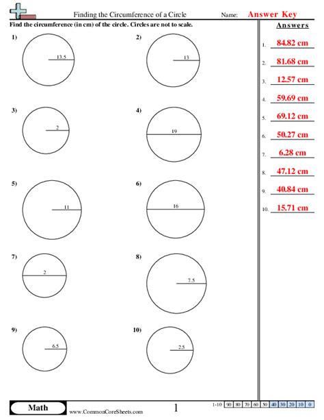 Area & Perimeter Worksheets