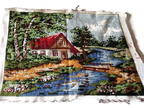 Gobelin Needlepoint Handmade Gobelin Handmade Tapestry. - Etsy