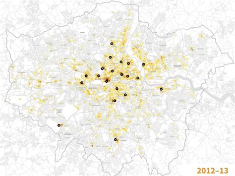 London Crime Map [10848 X 8127] : MapPorn