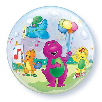 Barney Bubble Balloon, Barney & Friends Bubble Balloon | Bubble birthday, Bubble balloons ...