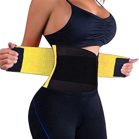 ADA Waist Stomach Belt Shaper Fitness Belt Yoga Wrap Hot Belt Unisex Weight Loss Back Pain Gym ...